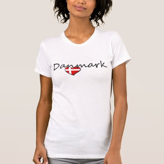 Danmark T-shirt (Voorkant)