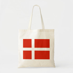 Dannebrog; de officiële vlag van Denemarken Tote Bag