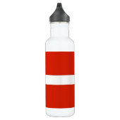 Dannebrog; de officiële vlag van Denemarken Waterfles (Rechts)