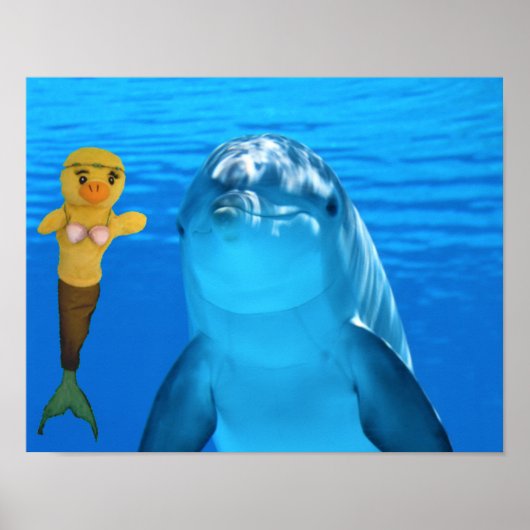 Danni de Mermaid Poster (Voorkant)