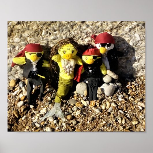 Danni la Sirène et les Pirates Affiche (Devant)