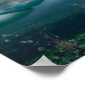 Danni la Sirène et ses amis de requins Poster (Coin)