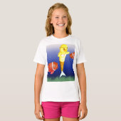 Danni la Sirène sous-marine T-shirt (Devant entier)