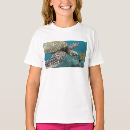 Danni la Sirène sous-marine T-shirt (Devant)
