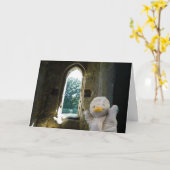 Danny Duck de Mummie blanco kaart (Gele Bloem)