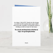 Danny Duck de Pirate Birthday kaart (Achterkant)