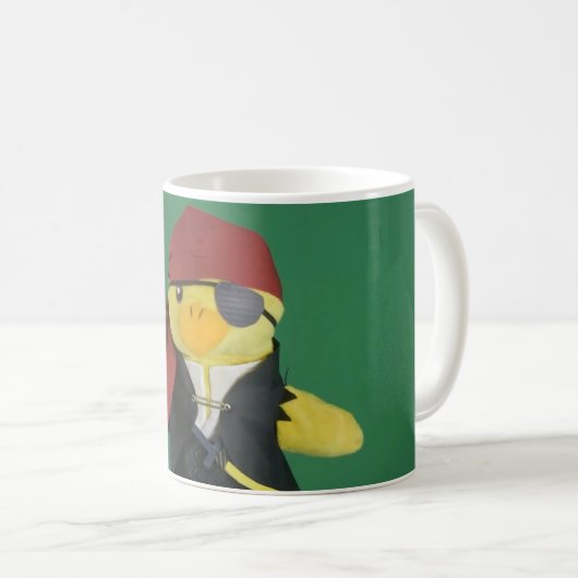Danny Duck de Pirate Coffee Mok (Voorkant rechts)