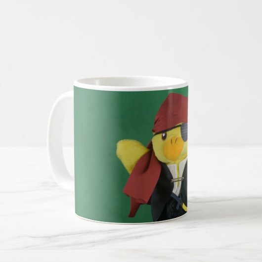 Danny Duck de Pirate Coffee Mok (Voorkant links)