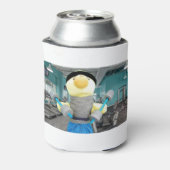 Danny Duck in de Gym Blikjeskoeler (Blikje Achterkant)