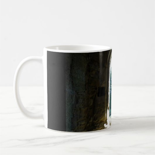 Danny Duck la maman visite un château Mug (Gauche)