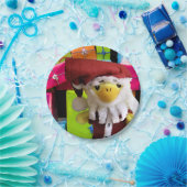 Danny Duck Père Noël. Assiettes en Papier. (Fête)
