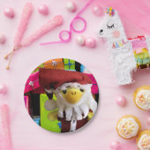 Danny Duck Père Noël. Assiettes en Papier. (Fête)