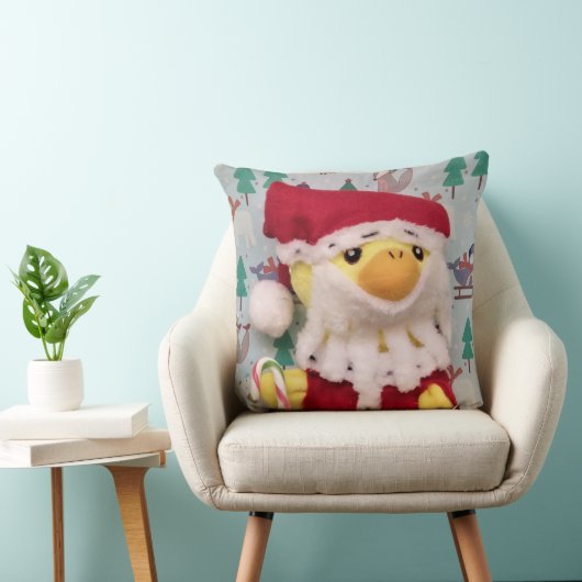 Danny Duck Père Noël Oreiller de Noël (Chaise)