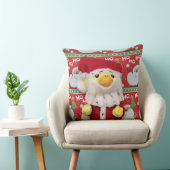 Danny Duck Santa KerstSierkussen Kussen (Stoel)