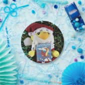 Danny Duck Santa. Papieren Bordjes (Feest)