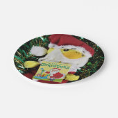 Danny Duck Santa. Papieren Bordjes (Gekanteld)