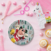 Danny Duck Santa. Papieren Bordjes (Feest)