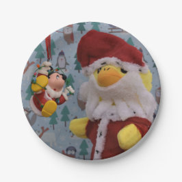 Danny Duck Santa. Papieren Bordjes