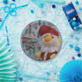 Danny Duck Santa. Papieren Bordjes (Feest)