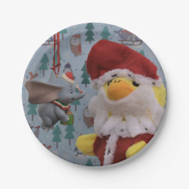 Danny Duck Santa. Papieren Bordjes