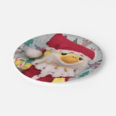 Danny Duck Santa. Papieren Bordjes (Gekanteld)