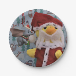 Danny Duck Santa. Papieren Bordjes