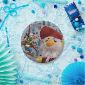 Danny Duck Santa. Papieren Bordjes (Feest)