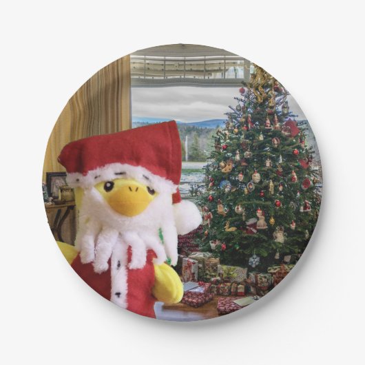 Danny Duck Santa. Papieren Bordjes (Voorkant)