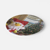 Danny Duck Santa. Papieren Bordjes (Gekanteld)