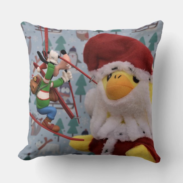Danny Duck Sinterklaas Kerst Kussen (Voorkant)