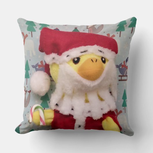 Danny Duck Sinterklaas Kerst Kussen (Voorkant)