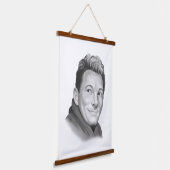 Danny Kaye Hangend Wandkleed (Gebogen)