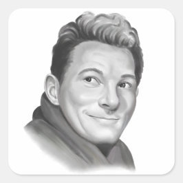 Danny Kaye Vierkante Sticker