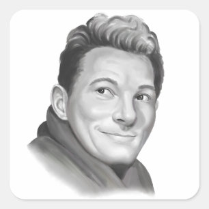 Danny Kaye Vierkante Sticker