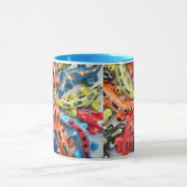 "Danny's Lizard Fiesta" en céramique Lizard Mug - (Centre)