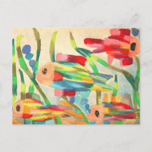 Dannysylee La Carte Postale Rainbow Fish