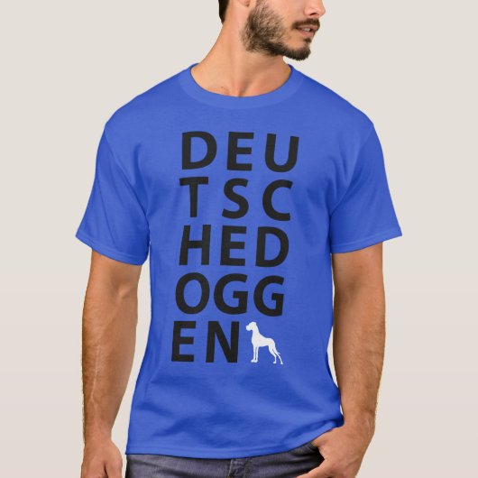 Danois Allemand T-Shirt (Devant)