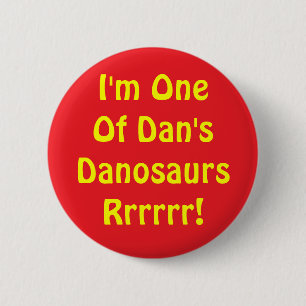Danosaur Button