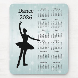 Dans 2026 Kalender Muismat