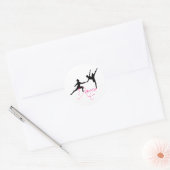 dans_4 ronde sticker (Envelop)