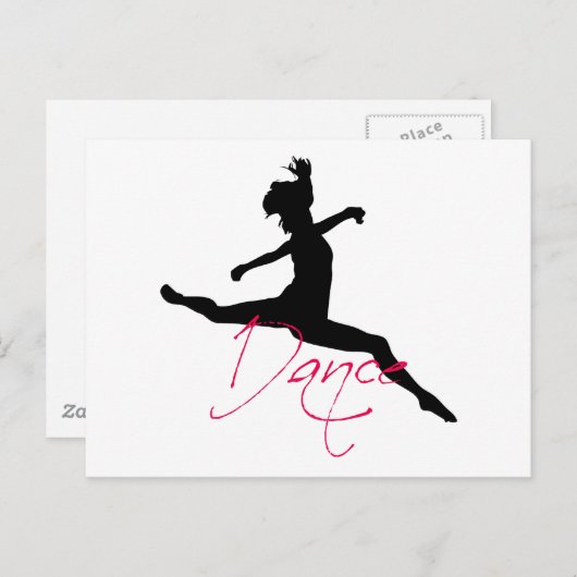 dans_6 briefkaart (Voorkant / Achterkant)