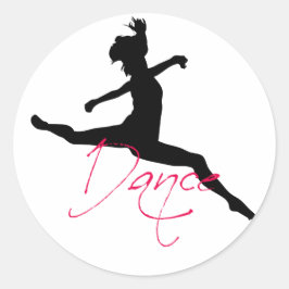 dans_6 ronde sticker