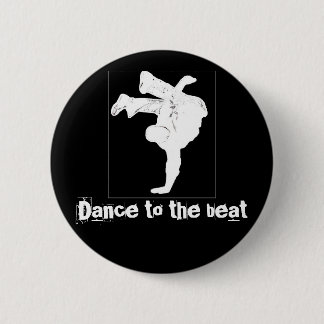 Dans aan de slag ronde button 5,7 cm