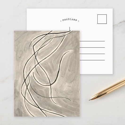 Dans abstractie | Abraham Walkowitz Briefkaart