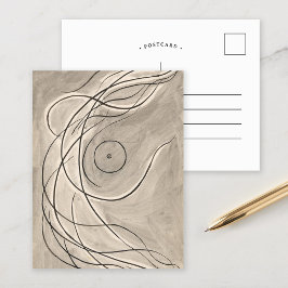 Dans abstractie | Abraham Walkowitz Briefkaart