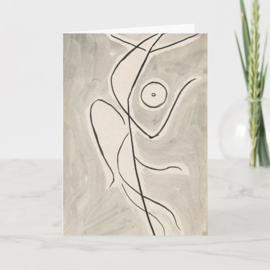 Dans abstractie | Abraham Walkowitz Kaart (Voorkant)