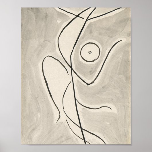 Dans abstractie | Abraham Walkowitz Poster (Voorkant)