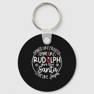 Dans als Frosty Schijn als Rudolph Liefde als Jezu Sleutelhanger