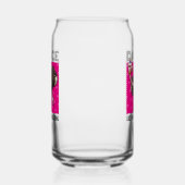 Dans alsof niemand kijkt Grappige cartoon struisvo Blikvorm Glas (Rechts)