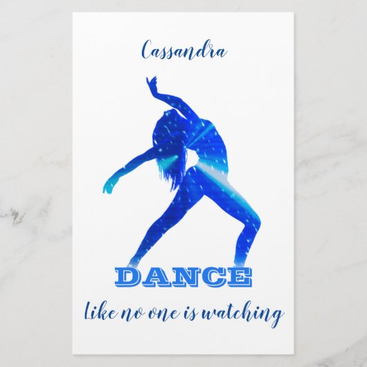 Dans - alsof niemand Stationery kijkt Briefpapier (Voorkant)